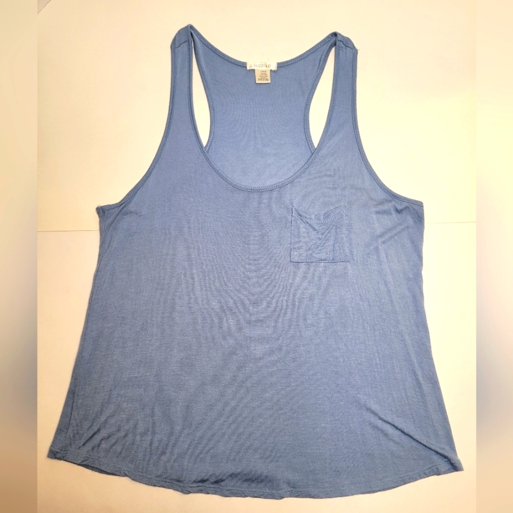 Racerback Swingy Lightweight Soft Rayon Tank Top Size Large